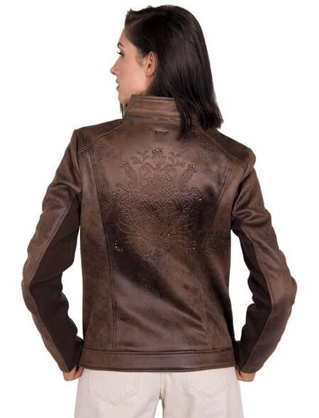 Desigual Leather Jacket Millet (19WWEW22-6053-1