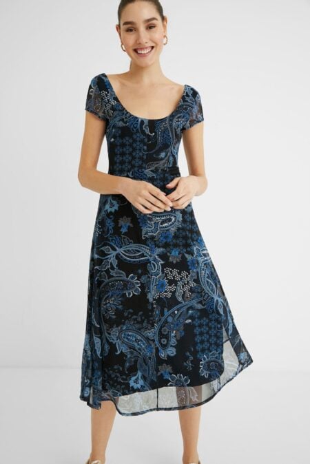 Desigual Midi Φόρεμα Capri (21SWVKAI)
