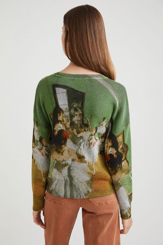 Desigual Πλεκτή Μπλούζα Degas (21WWJFAO)