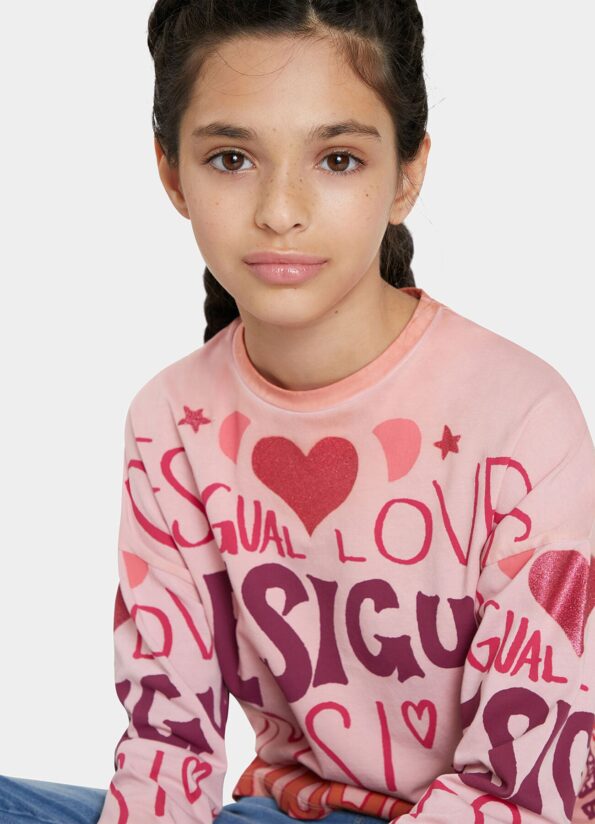 Desigual Παιδική Μακρυμάνικη Μπλούζα Girl (21WGTK18-3108) -1