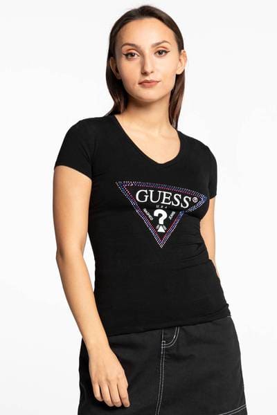 Guess Κοντομάνικη Μπλούζα Freda 