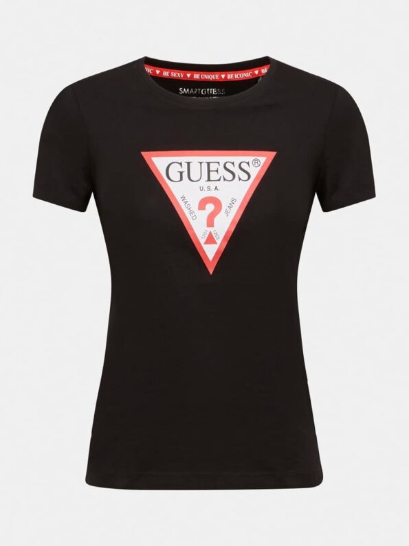 Guess Γυναικείο Τ-Shirt Logo Triangle Tee W1RI00I3Z11-JBLK_e-dshop-3