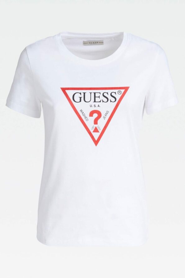 Guess Κοντομάνικo Τ-Shirt Triangle Tee W0GI06K8HM0-TWHT_e-dshop_5