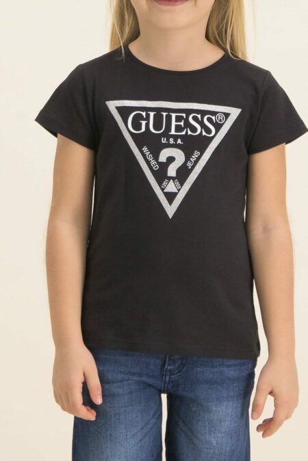 Guess Παιδικό Logo T-Shirt Girl K73I56K5M20-JBLK_e-dshop