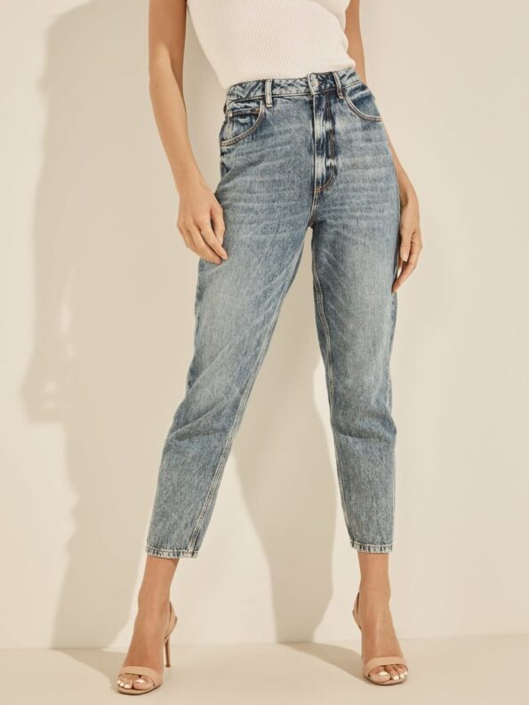 Guess Τζιν Παντελόνι Mom Jean Relaxed (W1BA21D3Y0R-RKBC)