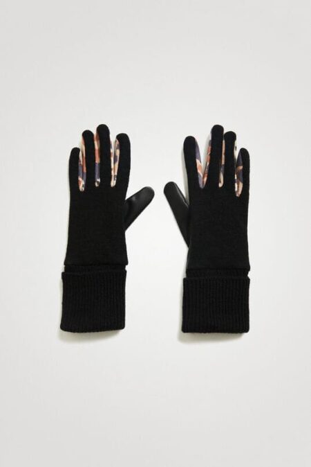 Desigual Ζεστά Γυναικεία Γάντια Animal Patch (21WAAA03