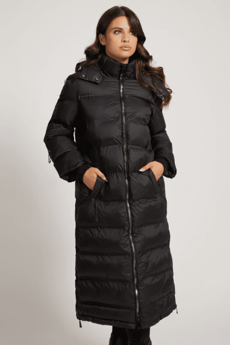 Guess Γυναικείο Μπουφάν Brunella Long Jacket (W1BL29WE4N0-JBLK)
