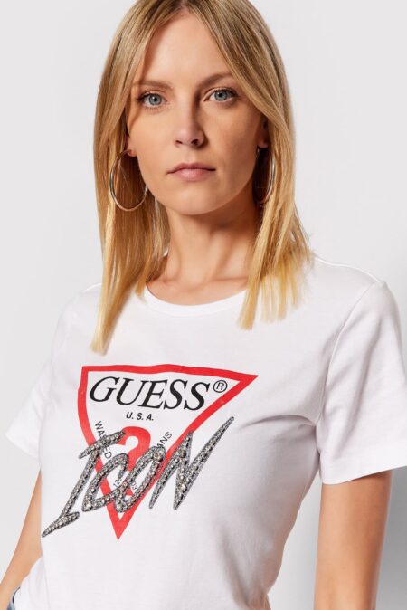 Guess Γυναικείο Τ-Shirt Logo Icon Tee (W2RI07I3Z11-G011) -1