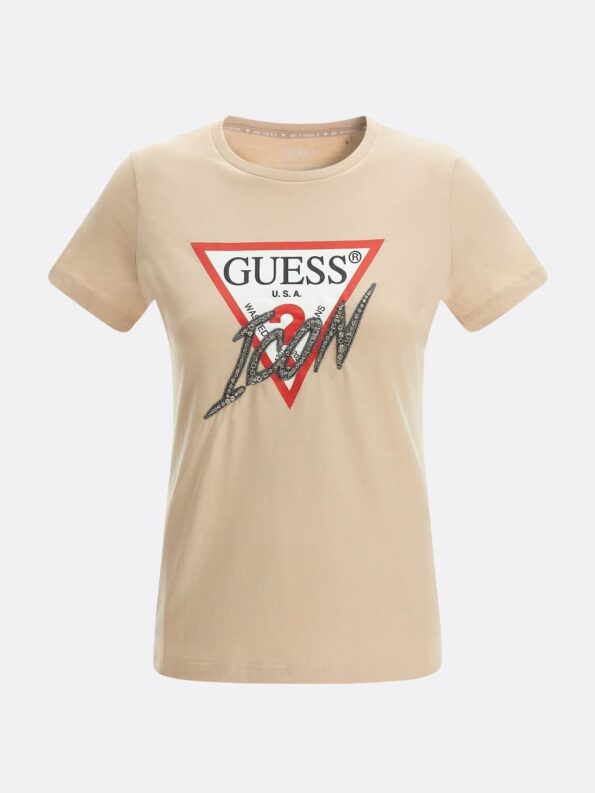 Guess Γυναικείο Τ-Shirt Logo Icon Tee (W2RI07I3Z11-G1G2) -1