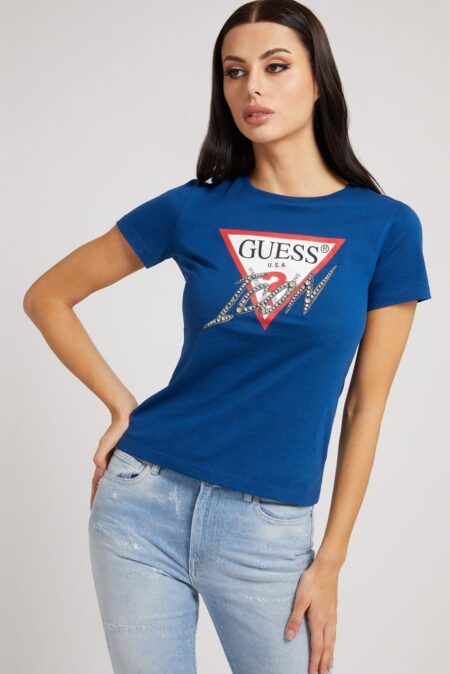 Guess Γυναικείο Τ-Shirt Logo Icon Tee (W2RI07I3Z11-G7T2) -1