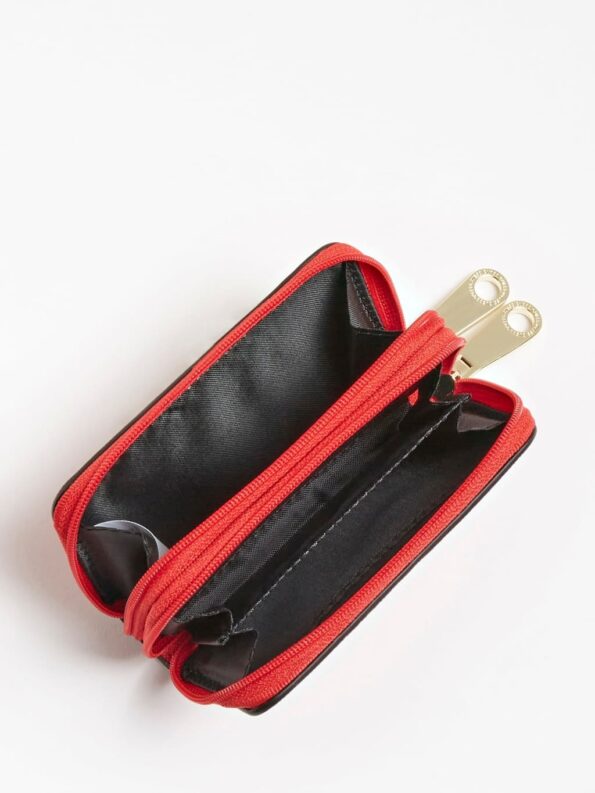 Guess Γυναικείο Mini Πορτοφόλι Vanille Double Zip (PWVANIP2111-RMR) -1