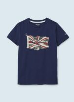 Pepe Jeans Παιδική Μπλούζα Flag Logo T-Shirt Boy (PB503170-582) -1