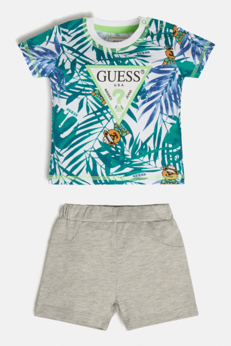 Guess BeBe Σετ T-Shirt + Shorts Boy (I2GG00K8HM3-P80B)