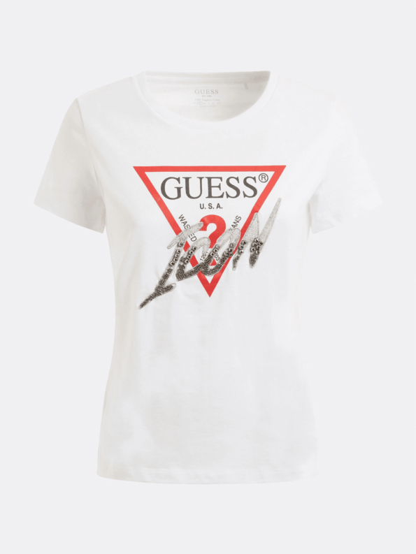 Guess Γυναικεία Κοντομάνικη Μπλούζα Icon (W2GI02I3Z11-G011) -1