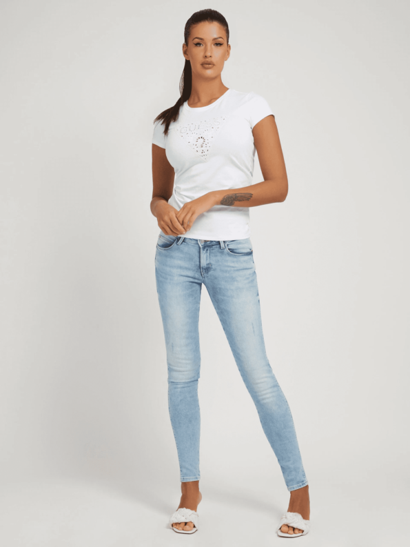 Guess Γυναικεία Μπλούζα Με Κεντημένο Λογότυπο (W2GI31KA0Q1-G011)