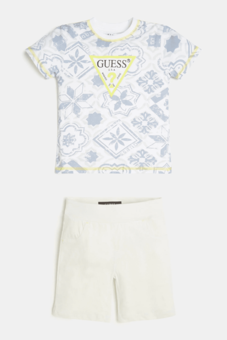 Guess Σετ T-Shirt + Shorts Boy (N2GG01K8HM3-PN72)