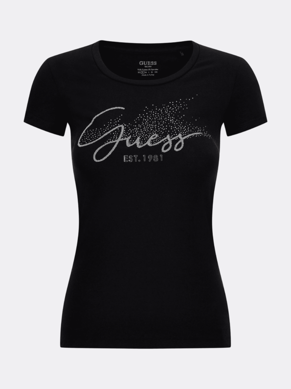 Guess Γυναικείο T-Shirt Chloe Tee (W2RI04J1300-JBLK)