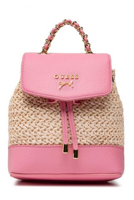 Guess Παιδικό Τσαντάκι Ψάθινο Claire Backpack (HGCLA5ST223-PINK)
