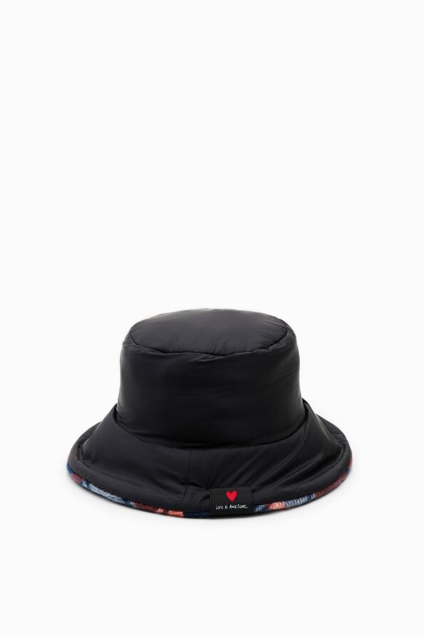 Desigual Reversible Καπέλο Βροχής Red Check (22WAHA08-4