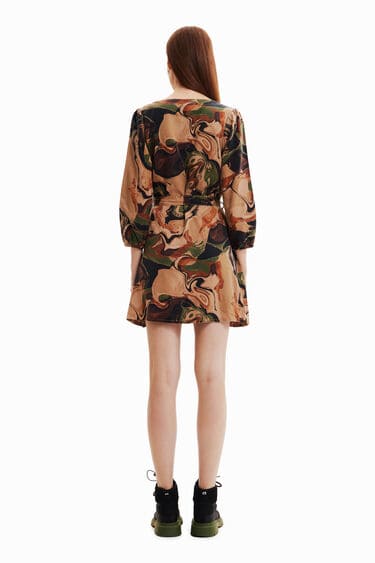 Desigual Mini Φόρεμα Shemizier Rosa (22WWVW23-4