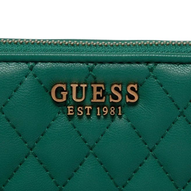 Guess Πορτοφόλι Καπιτονέ Maila SLG Large Zip Around (SWQB8661460-IVY)