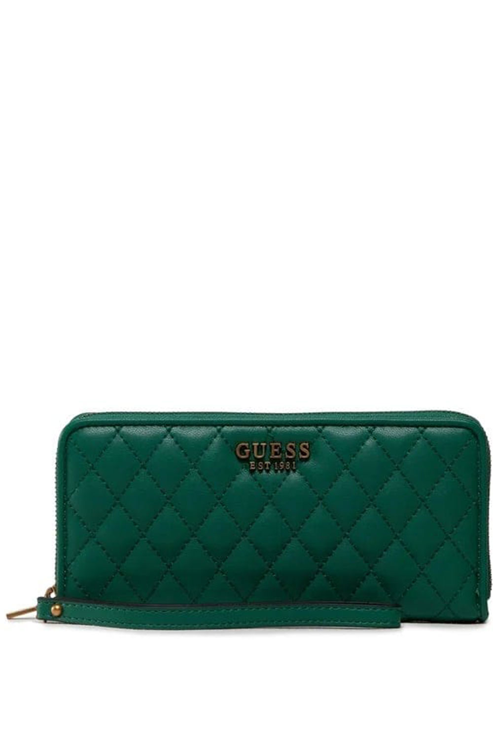 Guess Πορτοφόλι Καπιτονέ Maila SLG Large Zip Around (SWQB8661460-IVY)