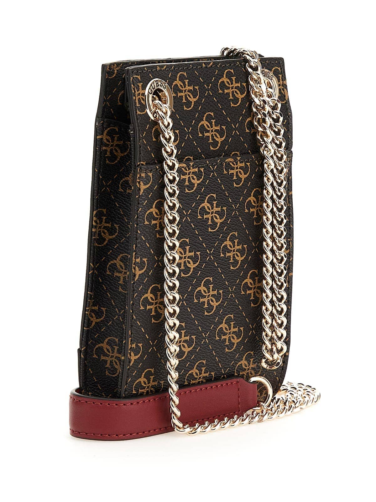Guess Τσάντα Χιαστή Noelle Chic Chat (HWQL7879680-BRO)