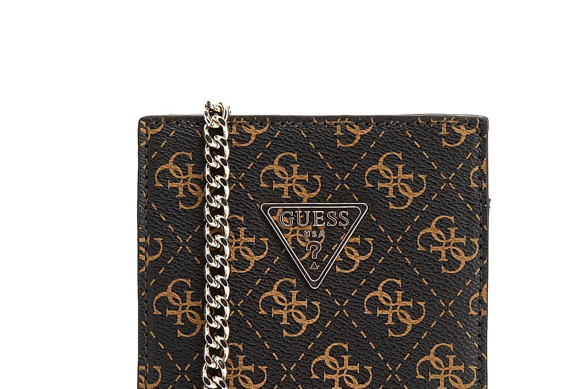 Guess Τσάντα Χιαστή Noelle Chic Chat (HWQL7879680-BRO)