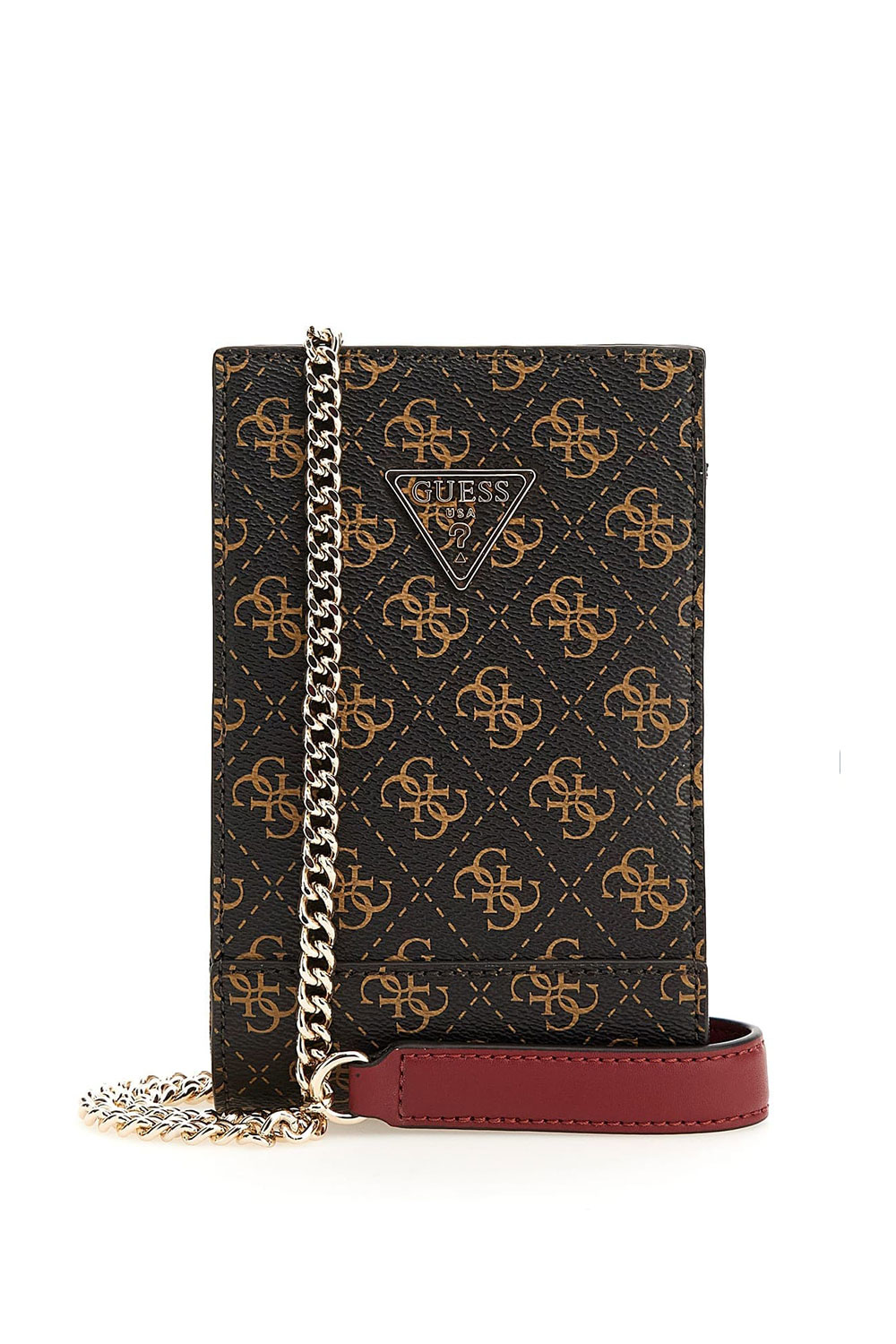 Guess Τσάντα Χιαστή Noelle Chic Chat (HWQL7879680-BRO)