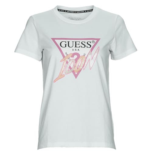 Guess Γυναικεία Κοντομάνικη Μπλούζα Icon (W3RI12I3Z14-G011)