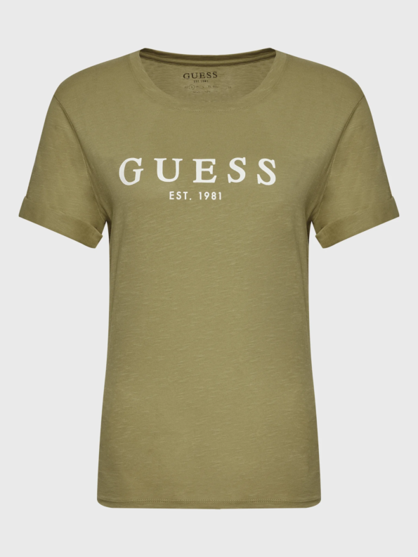 Guess Κοντομάνικη Μπλούζα Με Λογότυπο 1981 (W2BI68K8G01-G8U0)