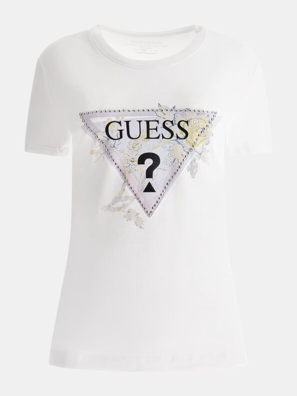 Guess Κοντομάνικη Μπλούζα Με Λογότυπο Alva (W3RI18J1314-G011)