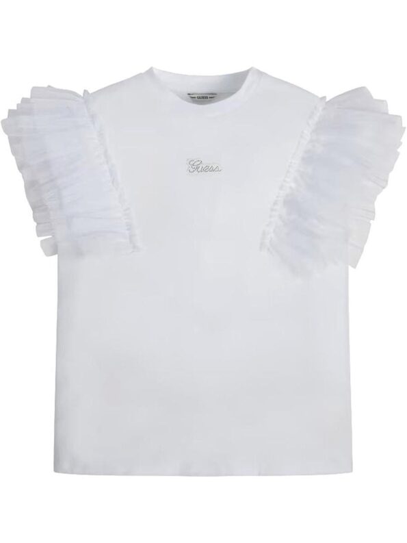 Guess Παιδική Αμάνικη Μπλούζα Με Τούλι Girl (J3RI14K6YW0-G011)