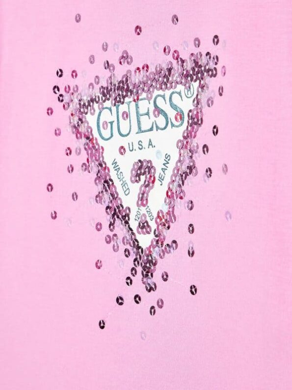 Guess Παιδική Κοντομάνικη Μπλούζα Με Λογότυπο Girl (K3RI04K6YW1-G66S)