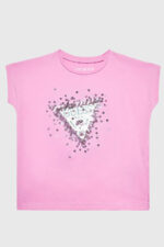 Guess Παιδική Κοντομάνικη Μπλούζα Με Λογότυπο Girl (K3RI04K6YW1-G66S