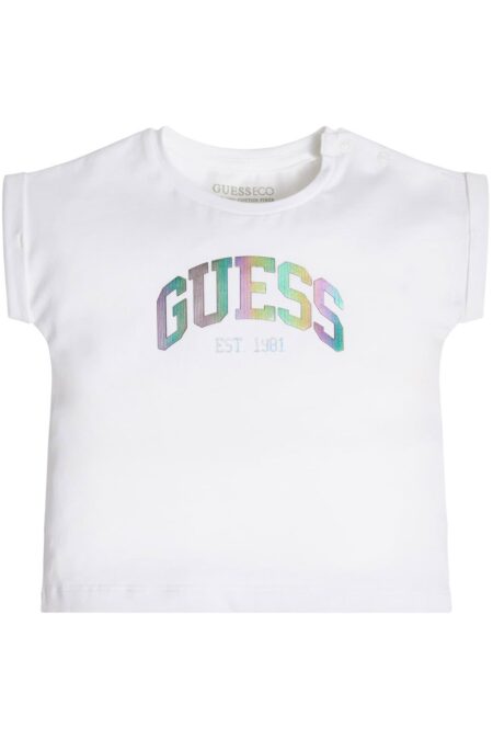 Guess Παιδική Κοντομάνικη Μπλούζα Με Λογότυπο Girl (K3RI25K6YW1-G011)