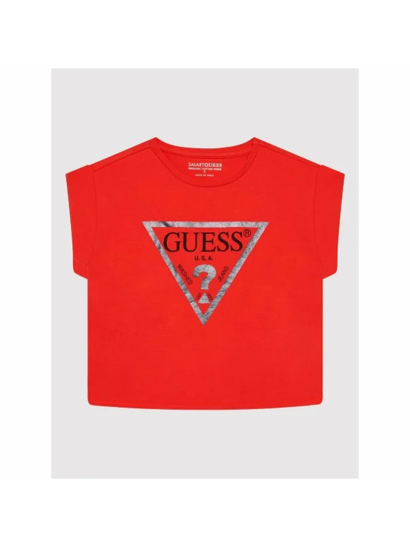 Guess Παιδικό Cropped T-shirt Girl (J81I15J1311-G512)