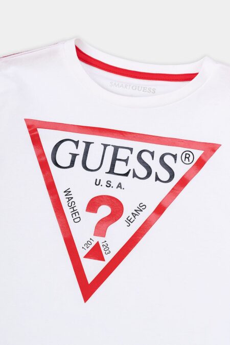 Guess Παιδικό Μπλουζάκι T-shirt Με Λογότυπο (L73I55K8HM0-A000)