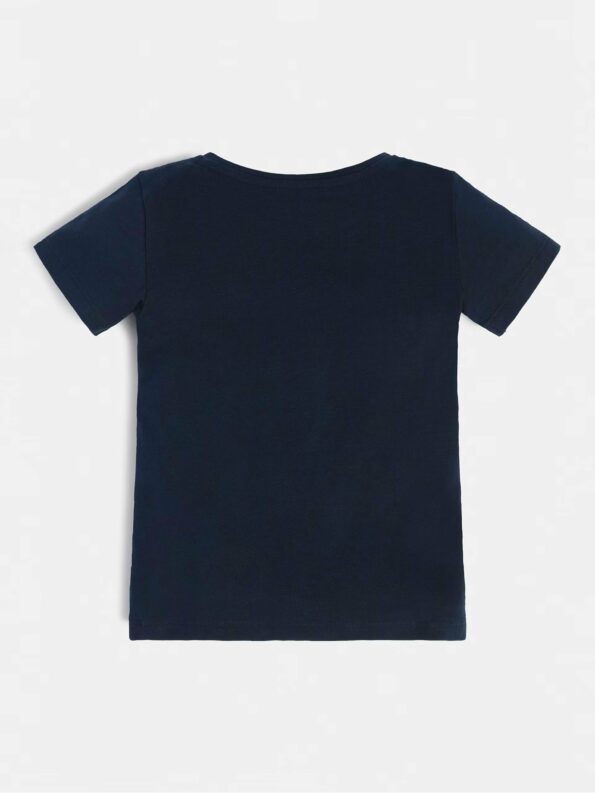 Guess Παιδική Κοντομάνικη Μπλούζα Με Τριγωνικό Λογότυπο Girl (K3RI17K6YW1-G7HR)