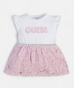 Guess Παιδικό Φόρεμα Με Δαντέλα Girl (S3RG13K6YW0-G011)