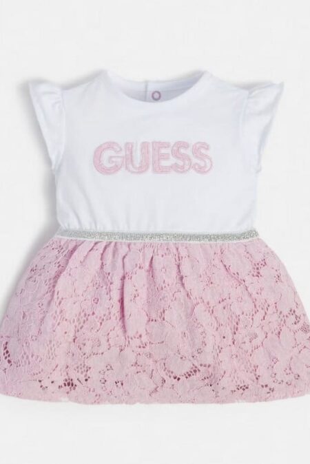 Guess Παιδικό Φόρεμα Με Δαντέλα Girl (S3RG13K6YW0-G011)