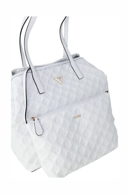 Guess Τσάντα Ώμου 2 in 1 Vikky Large Tote (HWLF6995240-WHI)
