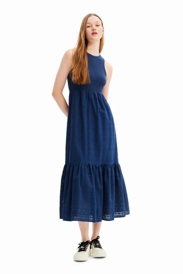 Desigual Αμάνικο Μακρύ Φόρεμα Lourdes (23SWVW84-3