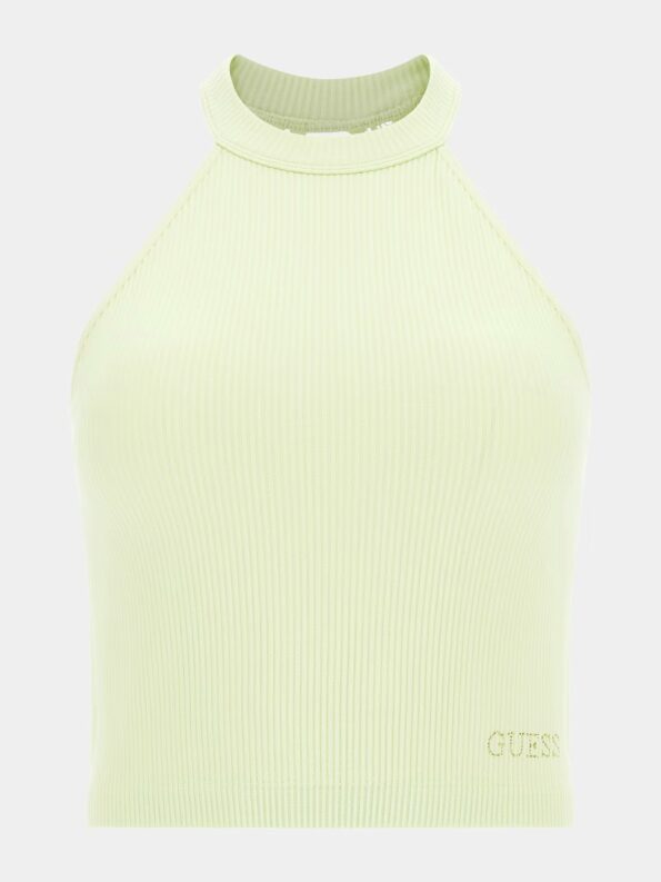 Guess Αμάνικη Μπλούζα Tori Top Με Δαντέλα (W3GZ02Z2ZN0-G8CX)