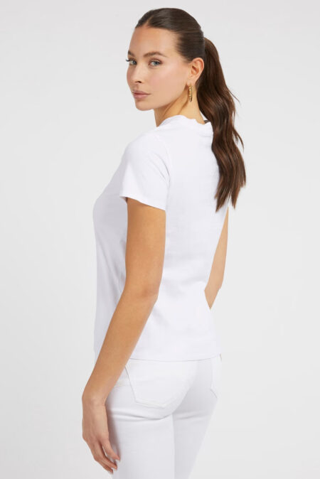 Guess Γυναικεία Κοντομάνικη Μπλούζα Classic Fit Logo (W2BI69K8FQ1-G011)
