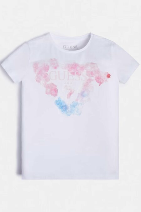 Guess Παιδική Κοντομάνικη Μπλούζα Με Λογότυπο Girl (J3RI28K6YW1-G011)