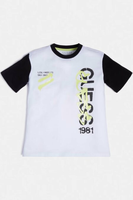 Guess Παιδικό Κοντομάνικο T-shirt Με Λογότυπο Αγόρι (L3RI23K8HM0-G011)