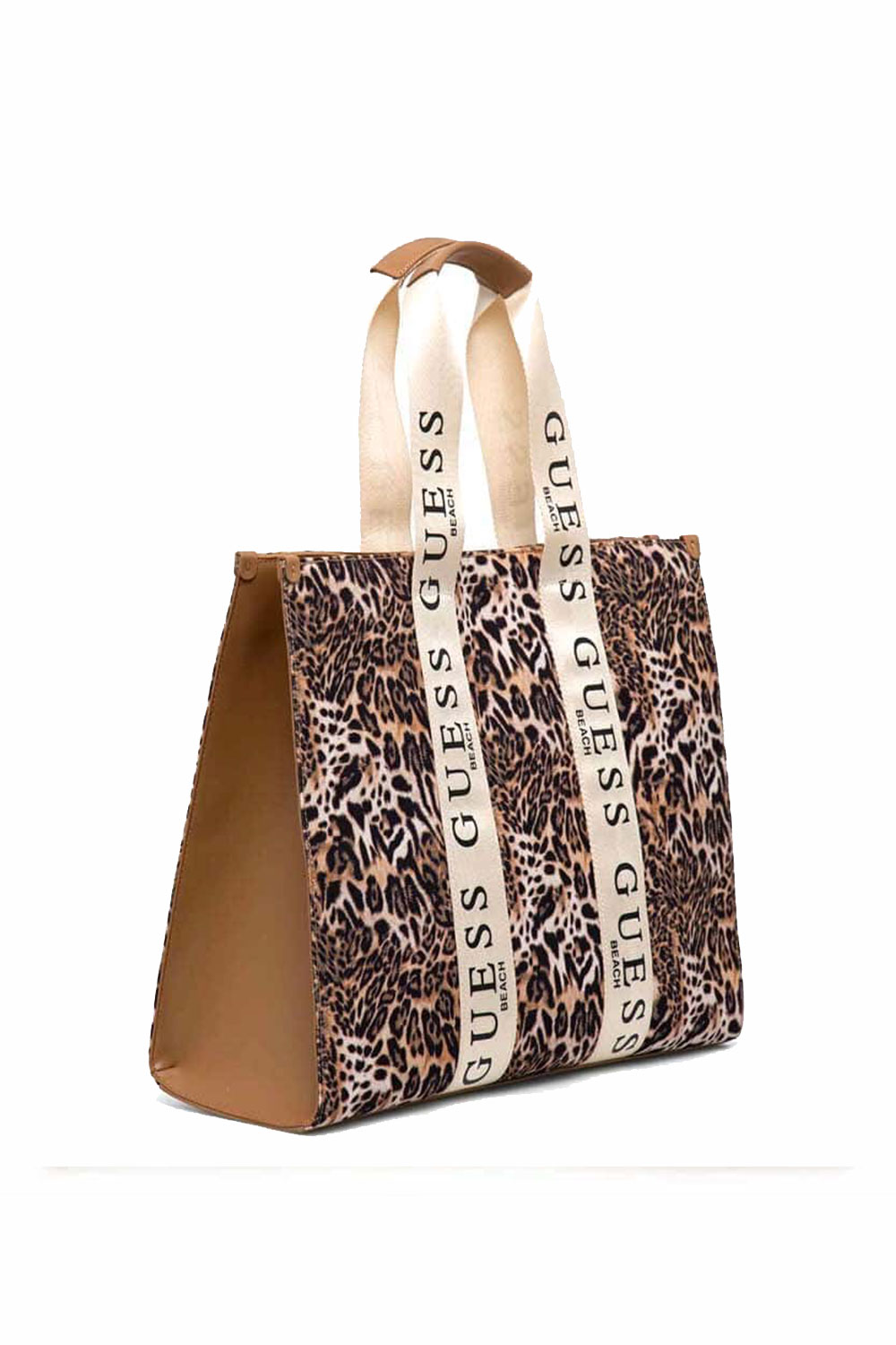 Guess Τσάντα Χειρός Leopard Printed Tote Bag (E3GZ09WFCE0-P122