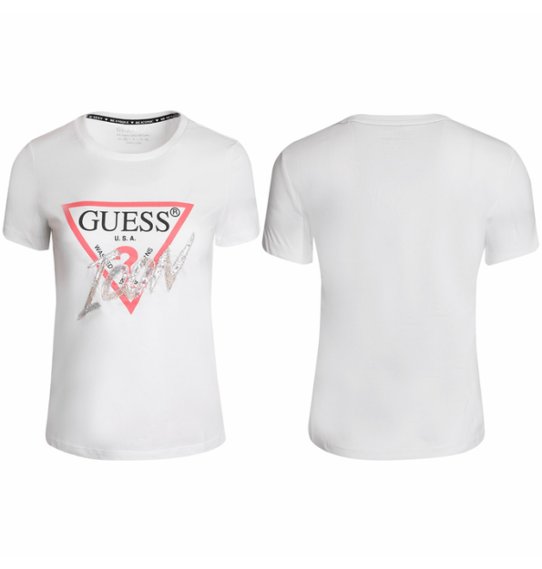 Guess Γυναικεία Κοντομάνικη Μπλούζα Icon (W3GI46I3Z14-G011)