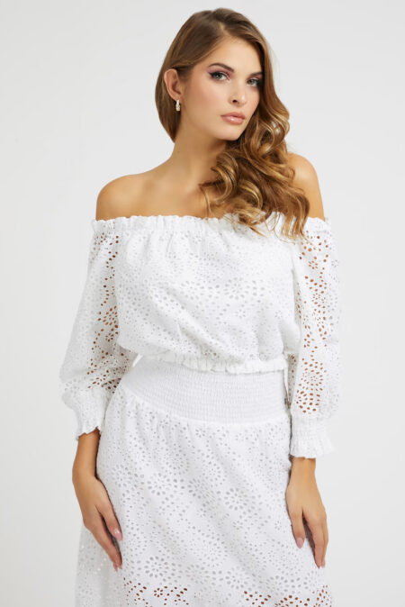 Guess Μπλούζα Με Κέντημα Rafa Top (W3GH95WFDC0-G011)